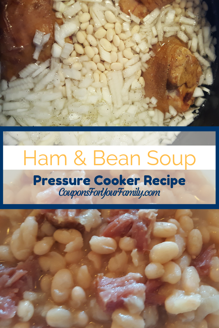 Pressure Cooker Ham and Bean Soup Recipe