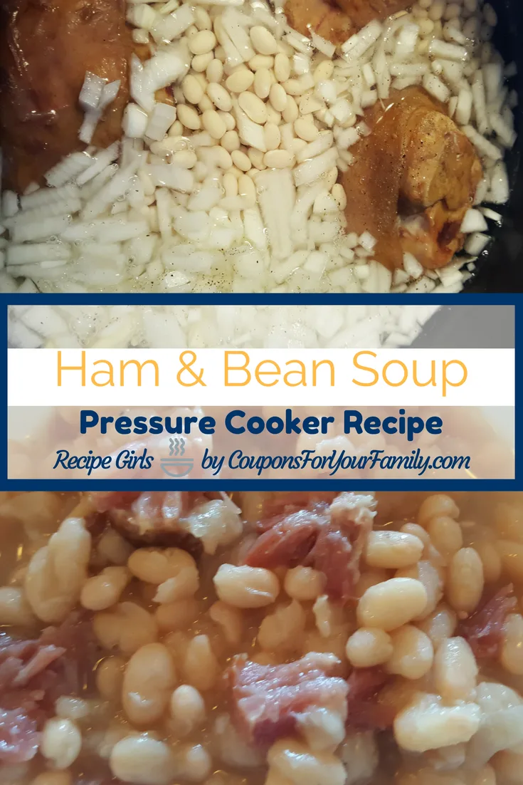 Pressure Cooker Ham and Bean Soup