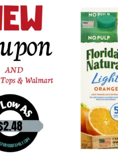 Florida's orange juice coupon