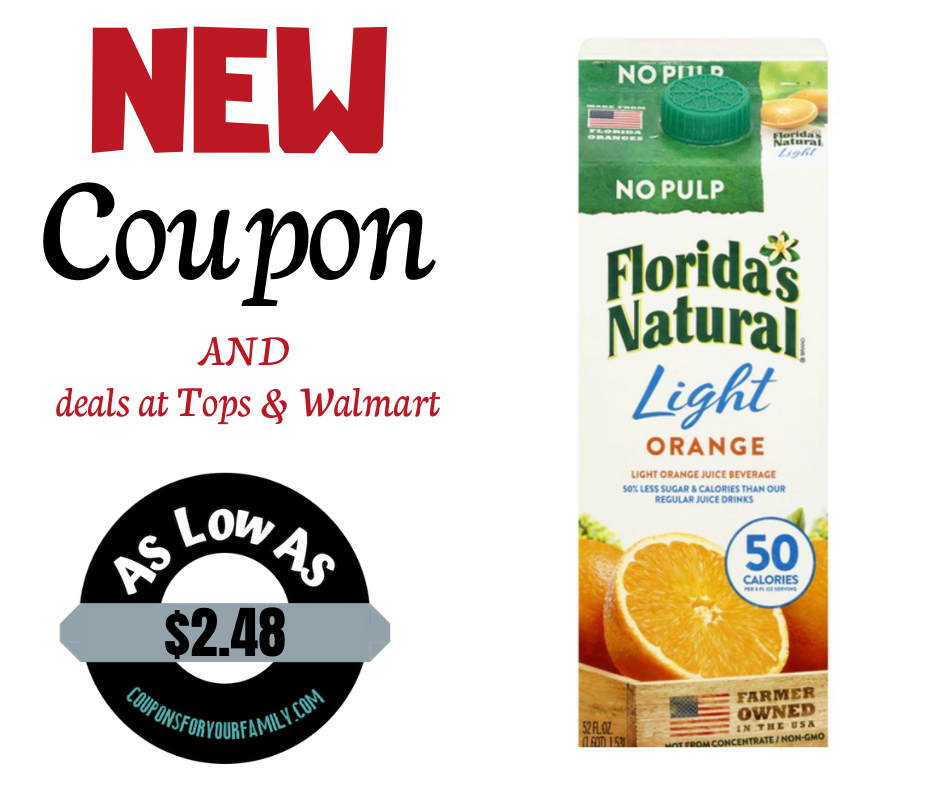 Florida's natural orange juice coupon