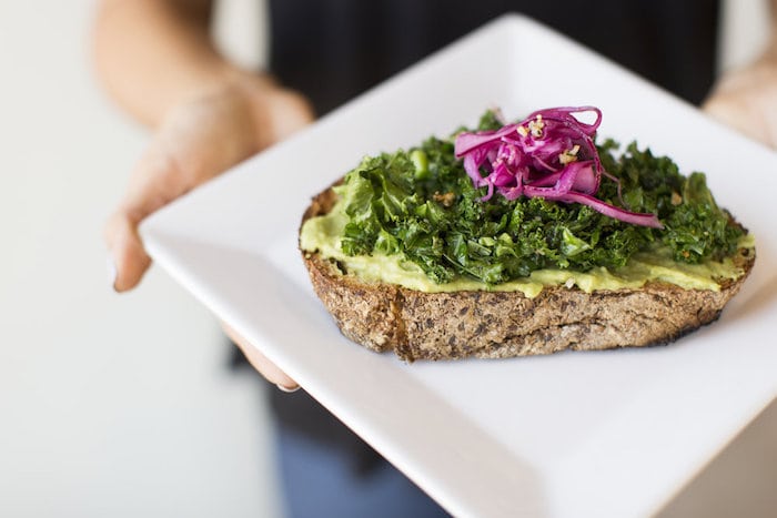 kale avocado toast