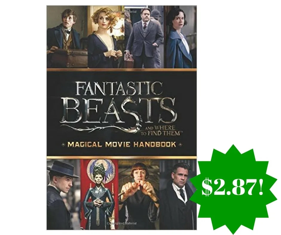 Amazon: Magical Movie Handbook (Fantastic Beasts and Where to Find Them) Paperback Only $2.87 (Reg. $8) Amazon: Magical Movie Handbook (Fantastic Beasts and Where to Find Them) Paperback Only $2.87 (Reg. $8)