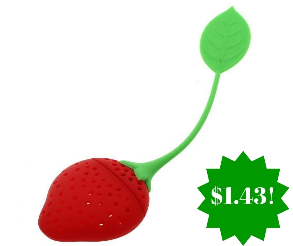 Amazon: Strawberry Silicone Tea Infuser Only $1.43 Shipped Amazon: Strawberry Silicone Tea Infuser Only $1.43 Shipped
