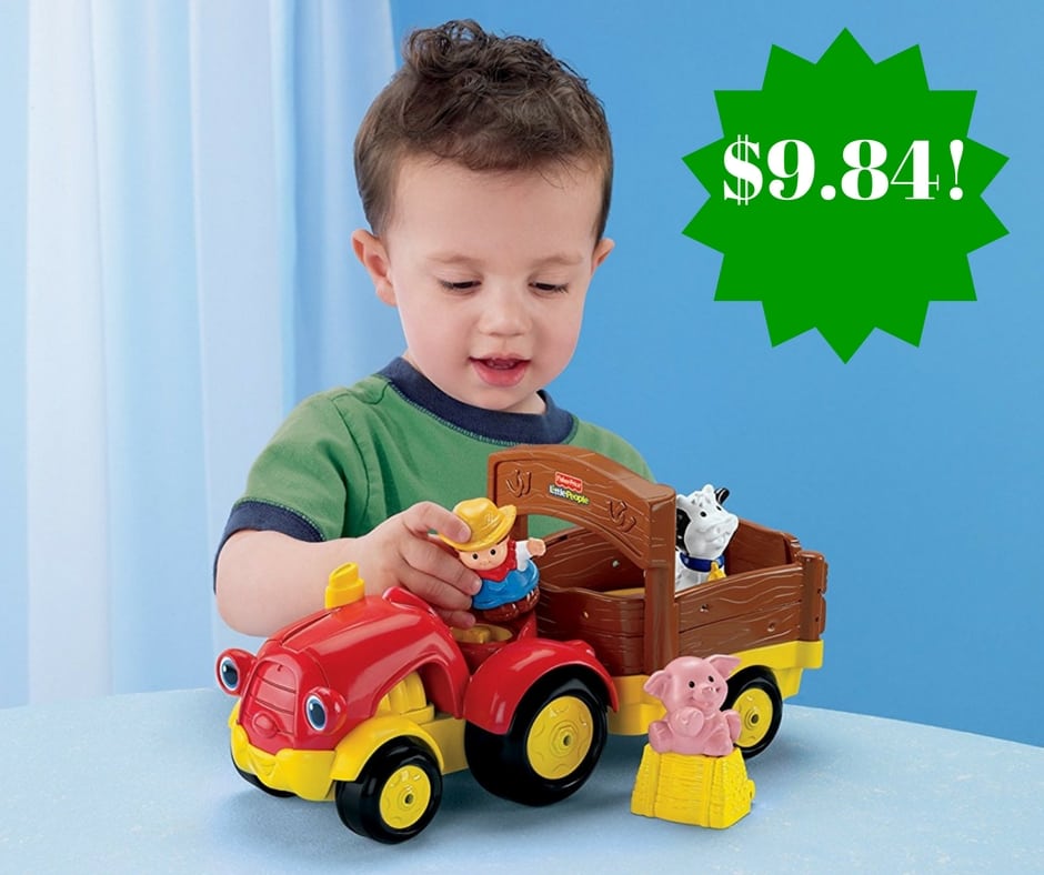 Amazon: Fisher-Price Little People Tow 'n Pull Tractor Only $9.84 (Reg. $18)