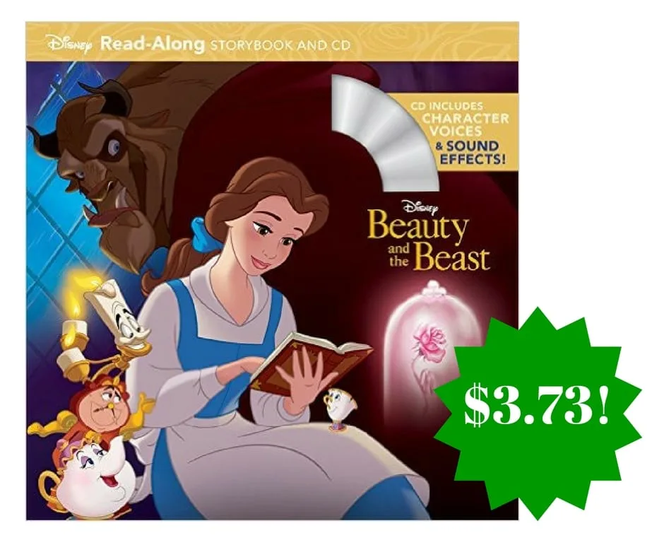Amazon: Beauty and the Beast Read-Along Storybook and CD Only $3.73 (Reg. $7) Amazon: Beauty and the Beast Read-Along Storybook and CD Only $3.73 (Reg. $7)