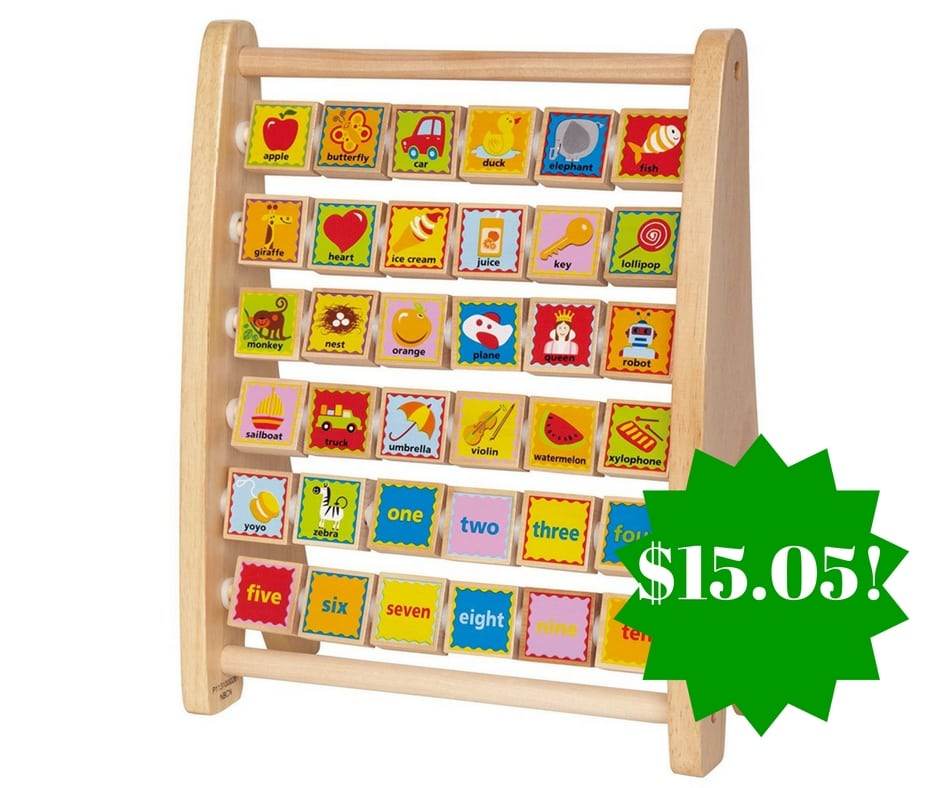 Amazon: Hape Alphabet Abacus Wooden Counting Toy Only $15.05 (Reg. $25)