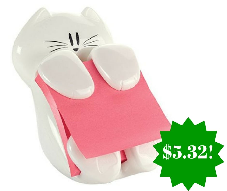 Amazon: Post-it Cat Figure Pop-up Note Dispenser Only $5.32