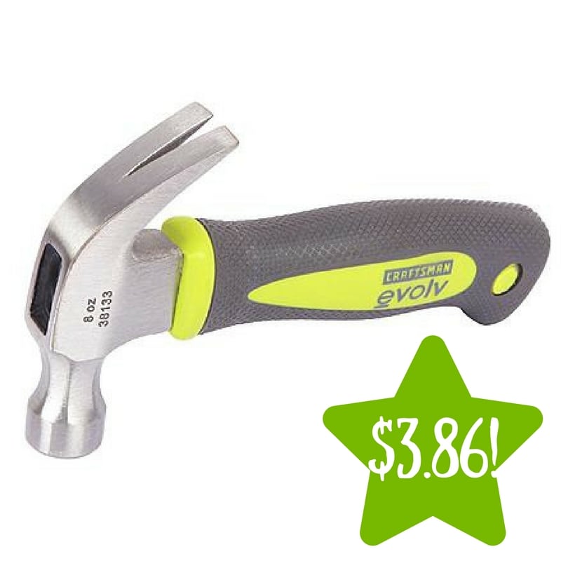 Sears: Craftsman Evolv 8-oz. Stubby Claw Hammer Only $3.86 (Reg. $8)