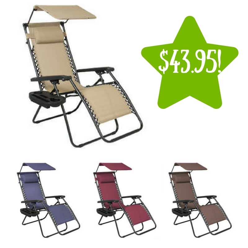 Sears: Best Choice Folding Zero Gravity Recliner Lounge Chair Only $43.95 (Reg. $150)