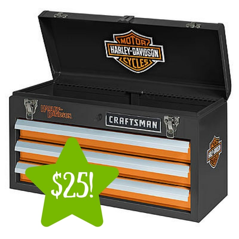 Sears: Craftsman Harley-Davidson 3 Drawer Portable Tool Chest Only $25 After Points (Reg. $70)