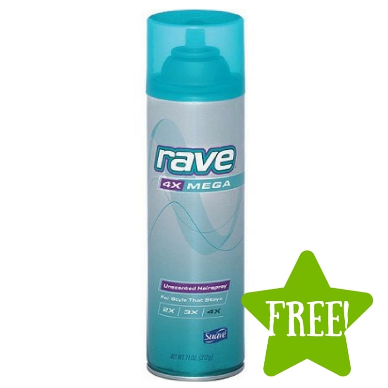 Dollar Tree: FREE Rave Hair Spray