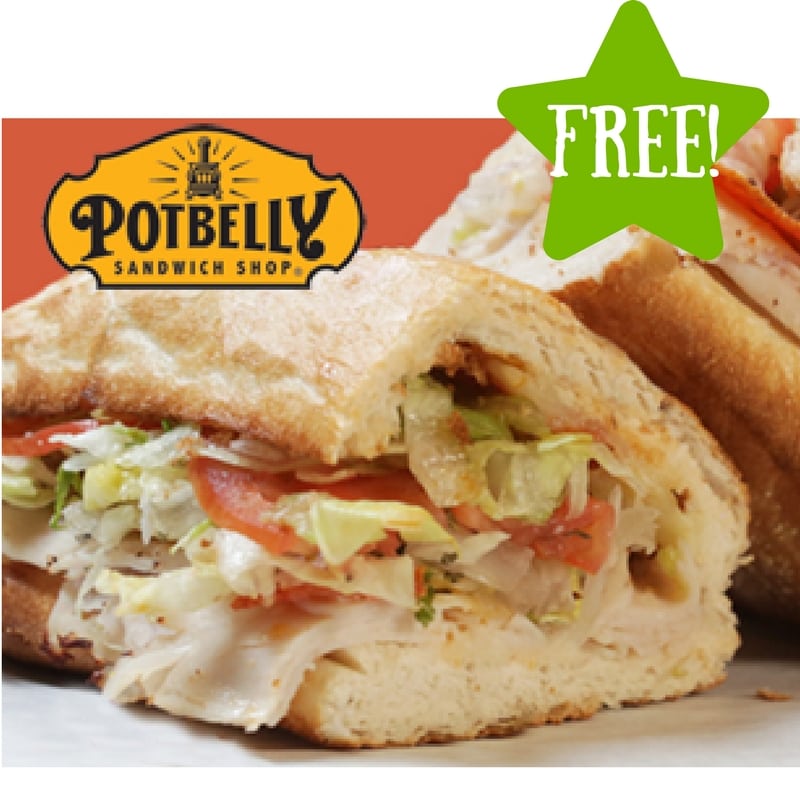 FREE Sandwich with the Potbelly App