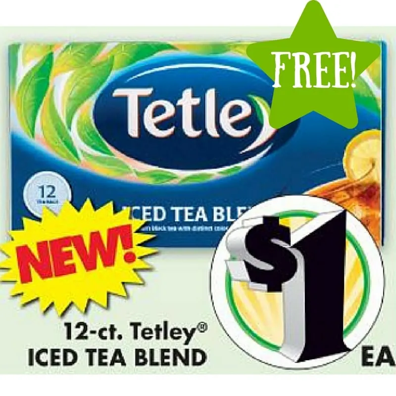 Dollar Tree: FREE Tetley Tea Dollar Tree: FREE Tetley Tea