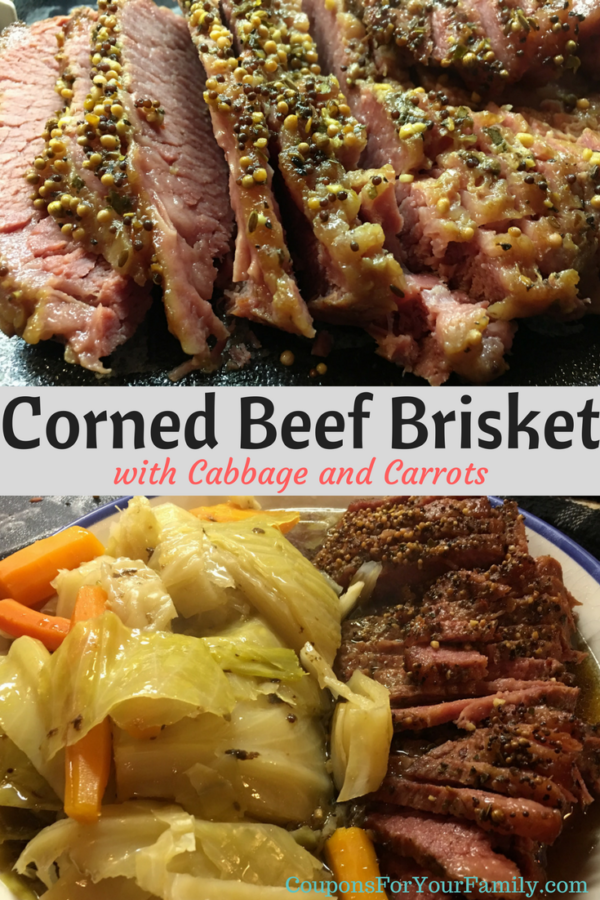 Corned Beef Brisket with Cabbage and Carrots Recipe for St Patricks Day!!