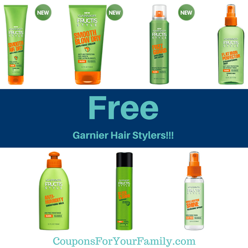 Free Garnier Fructis Hair Stylers