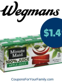 Wegmans Coupon Deal Minute Maid