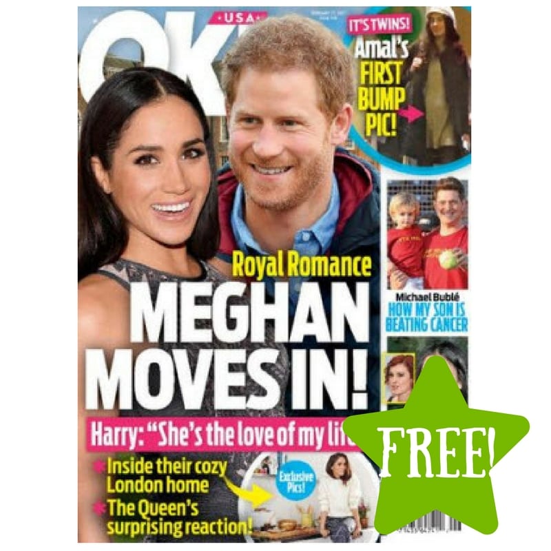 FREE One Year Digital Subscription to OK! Magazine