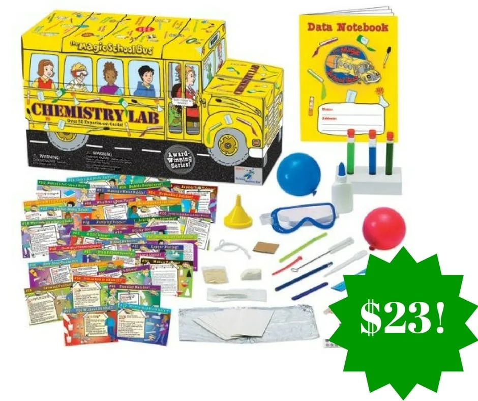 Amazon: The Magic School Bus Chemistry Lab Only $23 (Reg. $40) Amazon: The Magic School Bus Chemistry Lab Only $23 (Reg. $40)