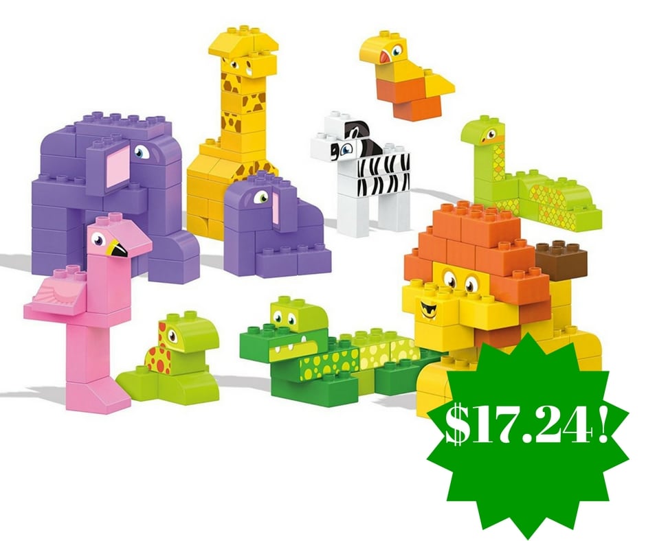 Amazon: Mega Bloks My Safari Friends Building Blocks Only $17.24 (Reg. $30)