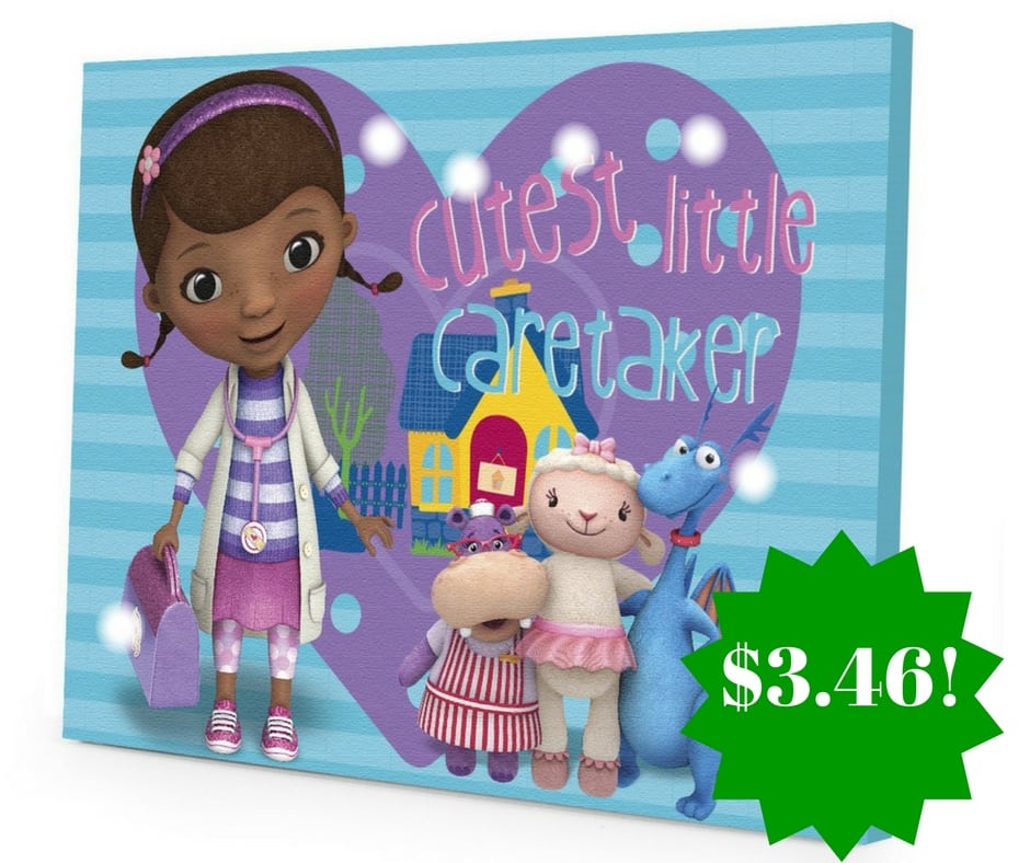 Amazon: Disney Doc McStuffins LED Canvas Wall Art Only $3.46 (Reg. $15)