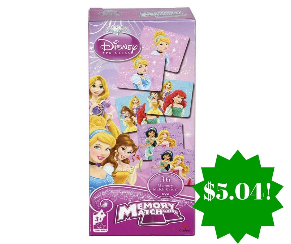Disney Princess Memory Match Game 36 pc Set