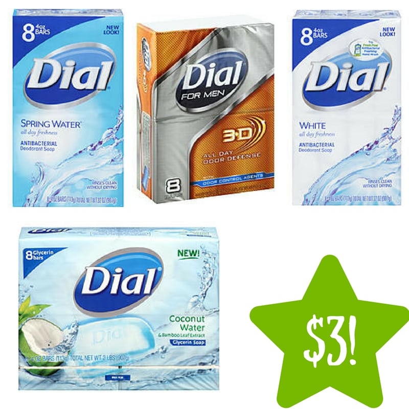 Kmart: Dial Bar Soap Only $3 (Reg. $6.39) 