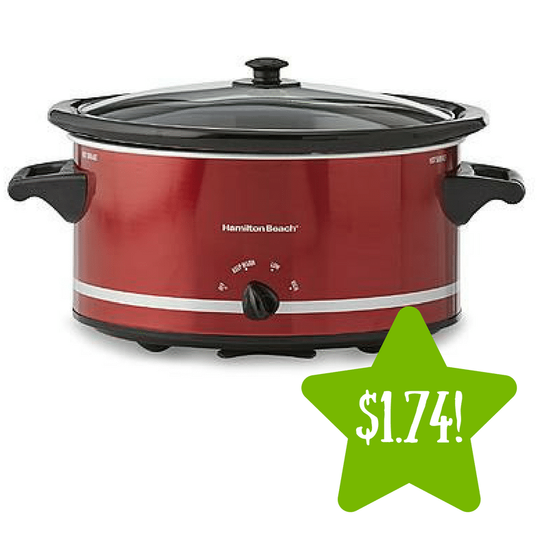 Sears: Hamilton Beach 8-Quart Slow Cooker Only $1.74 After Points (Reg. $45)