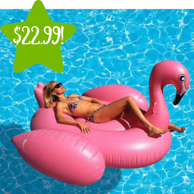 Sears: Pink Flamingo Floater Only $22.99 (Reg. $130, Today Only) 