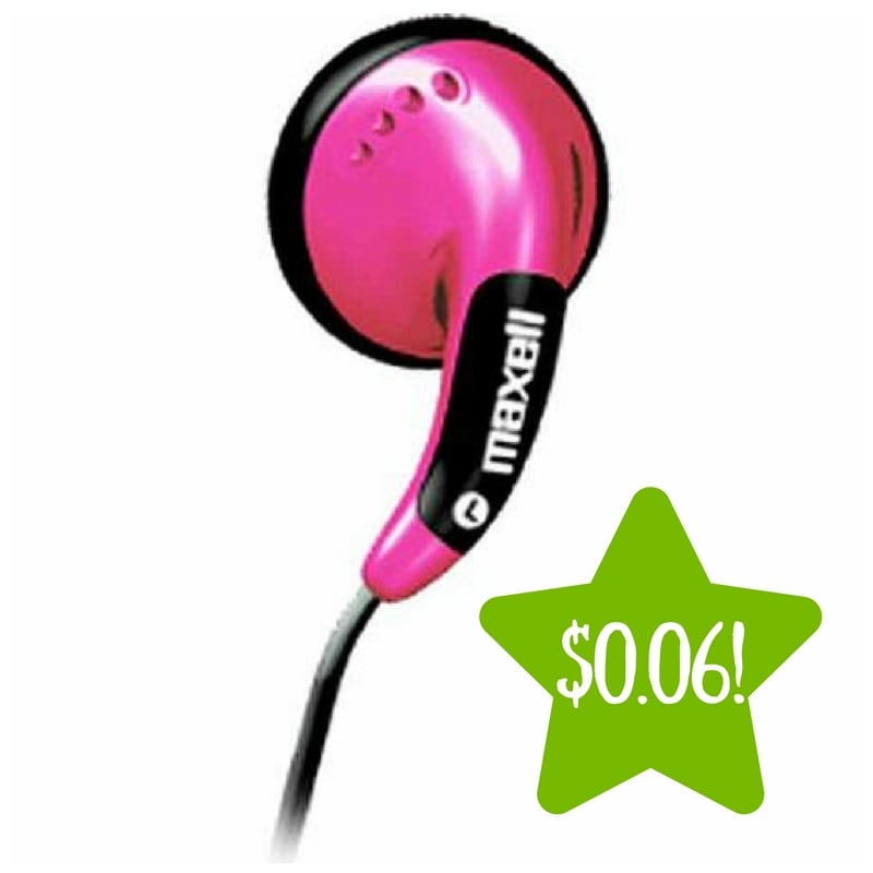 Kmart: Maxell ColorBuds w/ Mic - Pink Only $0.06 After Points (Reg. $8)
