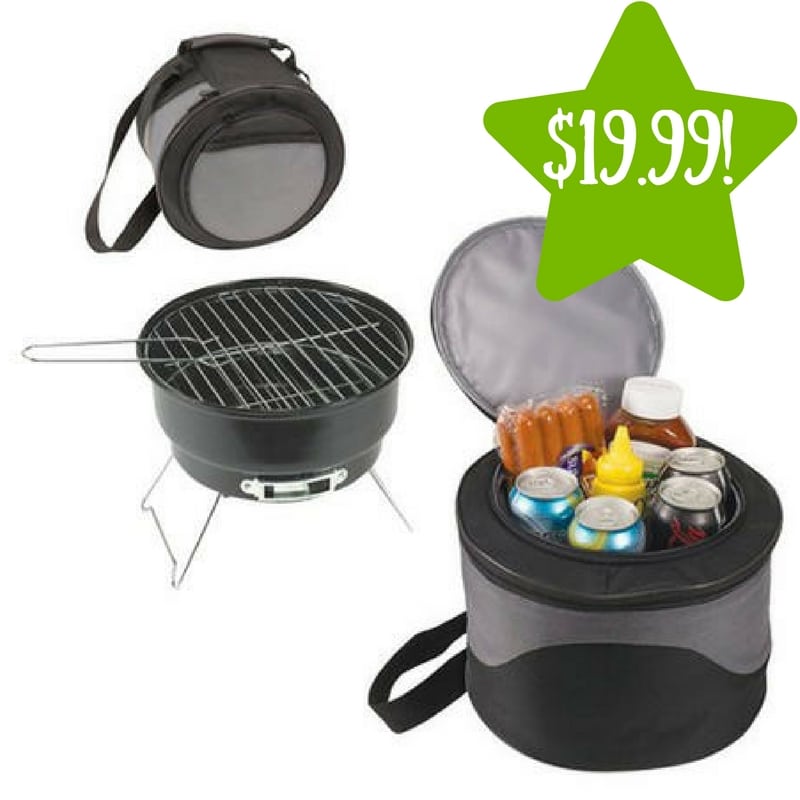 Sears: KooLuLu Picnic Time Cooler Tote with 10" Charcoal BBQ Only $19.99 (Reg. $82, Today Only) 