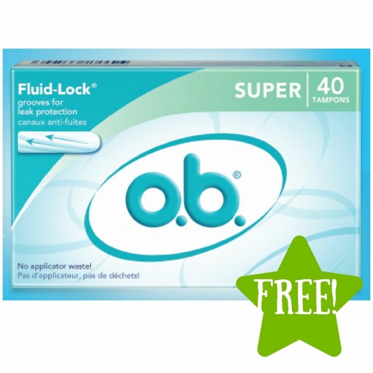 FREE o.b. Original Super Tampons or Coupon