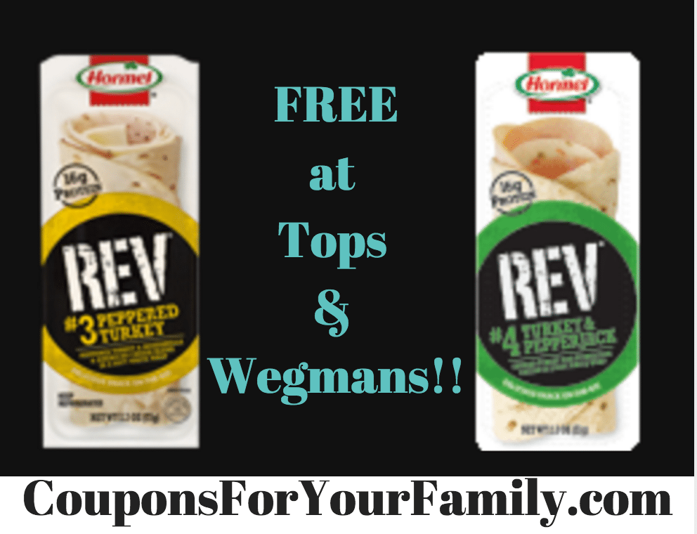 *HOT* Free Hormel Rev Wraps at Tops AND Wegmans!!!