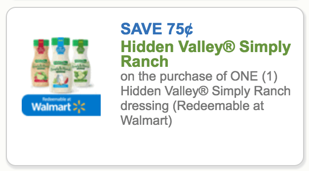 hidden valley simply ranch coupon