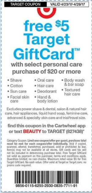 Target gift card