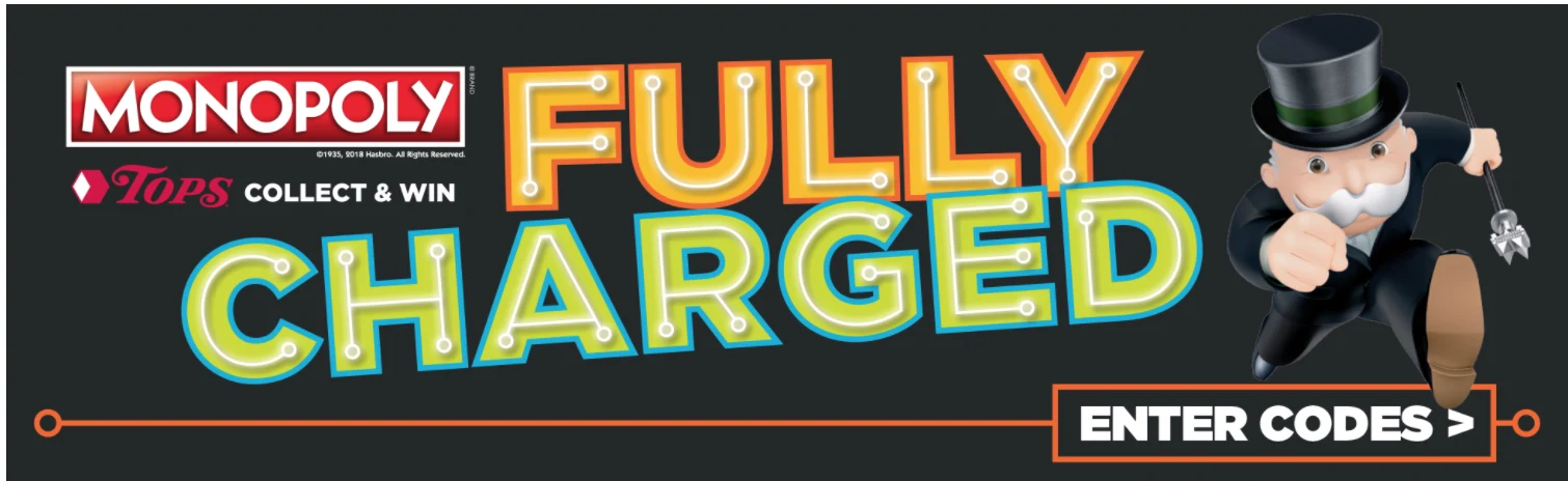 Online Tops Monopoly coupons