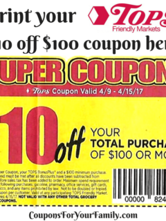 Tops Markets Coupon