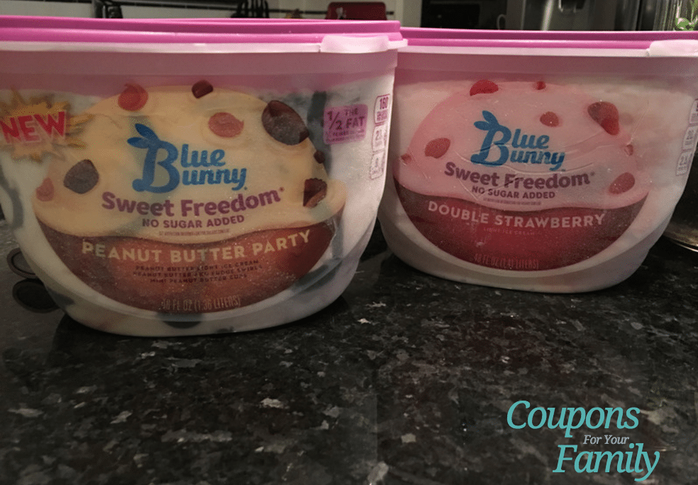 Blue Bunny Sweet Freedom No Sugar Added Ice Cream