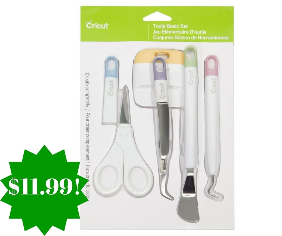 Amazon: Cricut Tools Craft Basic Set Only $11.99