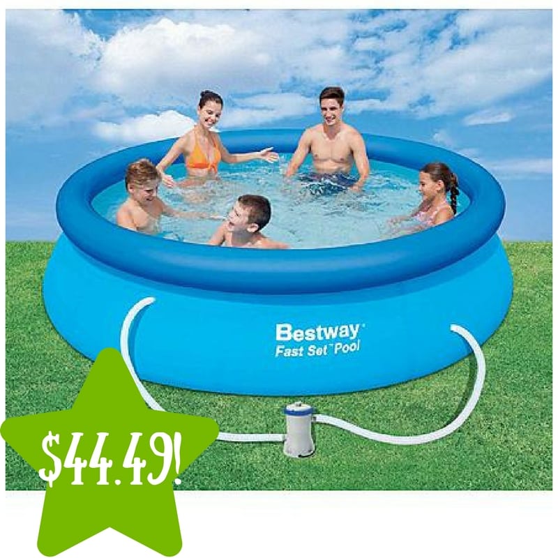 Kmart: Bestway 10' x 30" Inflatable Fast Set Pool Kit Only $44.49 After Points (Reg. $100)