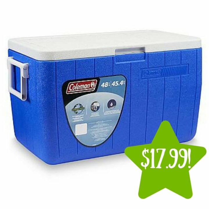 Kmart Coleman 48 qt. Chest Cooler Only 17.99 (Reg. 30)