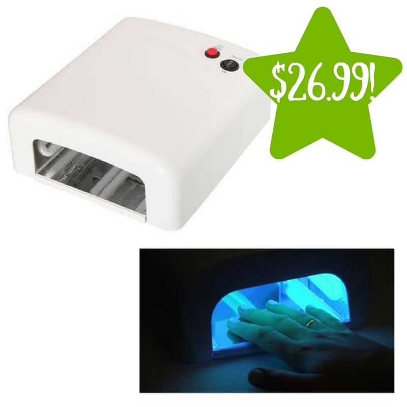 Kmart: Professional 36W Portable UV Nail Dryer Only $26.99 (Reg. $50)