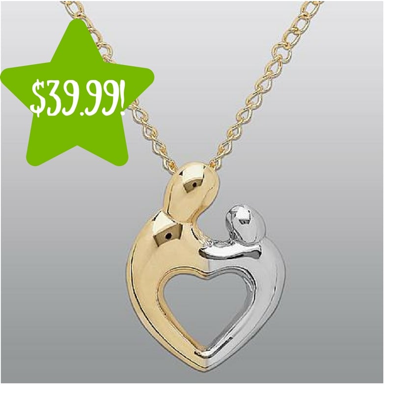 Sears: 10K Gold Mother and Child Pendant Only $39.99 (Reg. $200) 