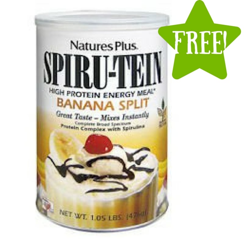 FREE Banana Split SPIRU-TEIN Shake Sample