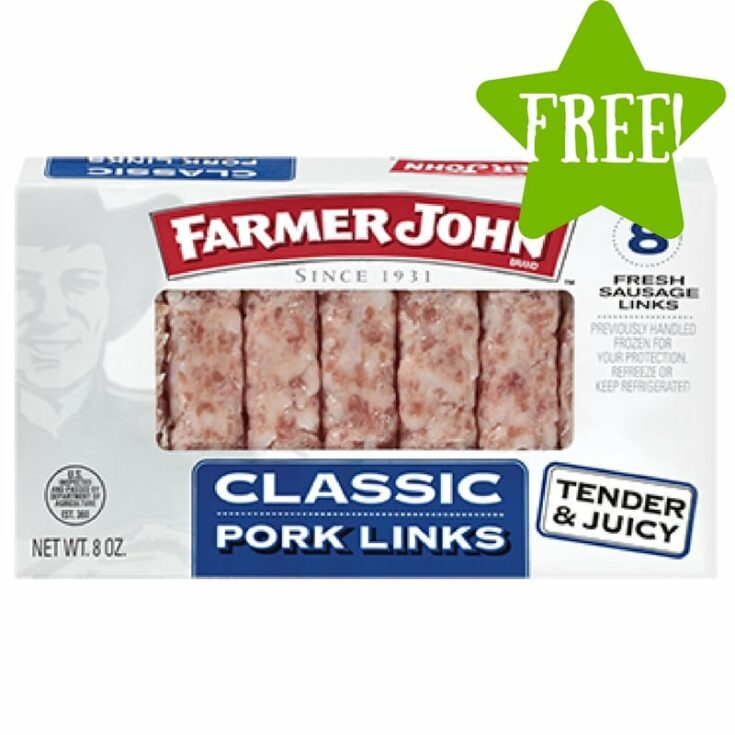 Dollar Tree FREE Farmer John Breakfast Pork Sausage Links