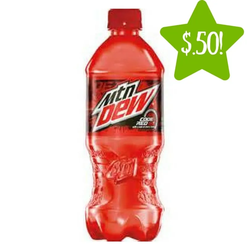 Dollar Tree: Mountain Dew Code Red Only $0.50 Dollar Tree: Mountain Dew Code Red Only $0.50