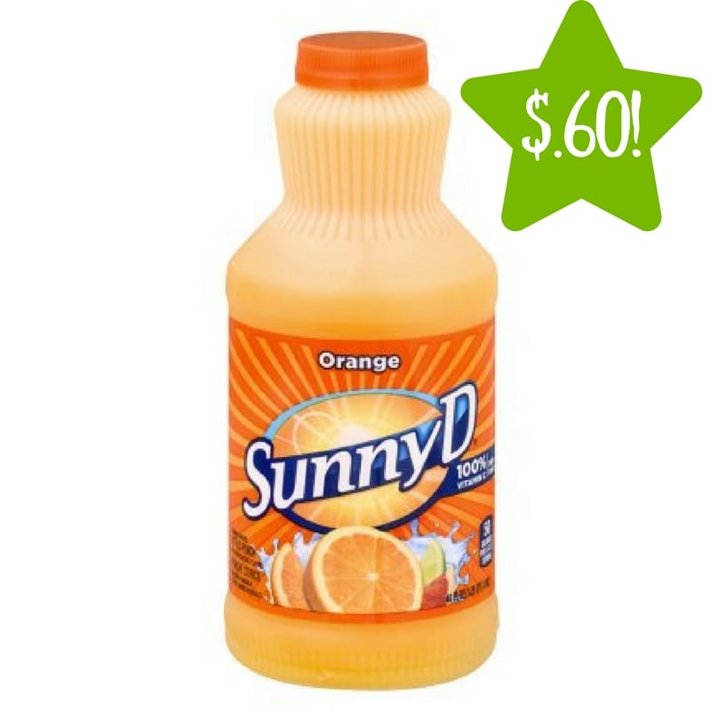 Dollar Tree: Sunny D Only $0.60