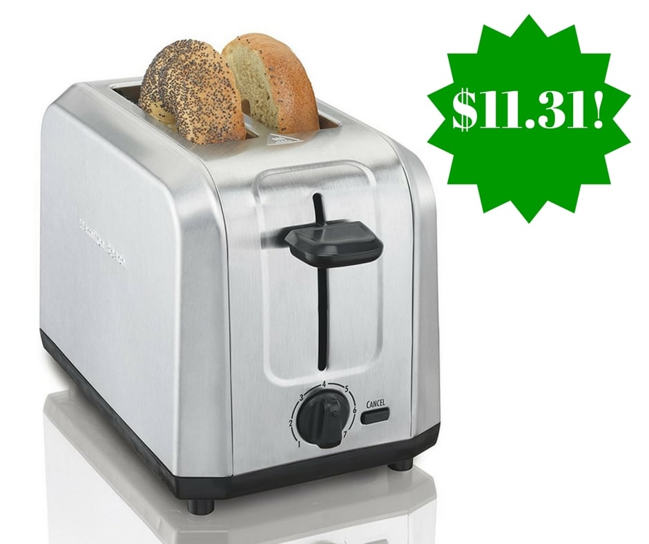 Amazon: Hamilton Beach Stainless Steel 2-Slice Toaster Only $11.31 (Reg. $25)