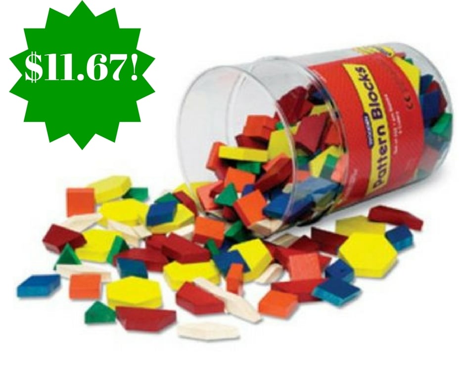 Amazon: Set of 250 Wooden Pattern Blocks Only $11.67 (Reg. $30) 