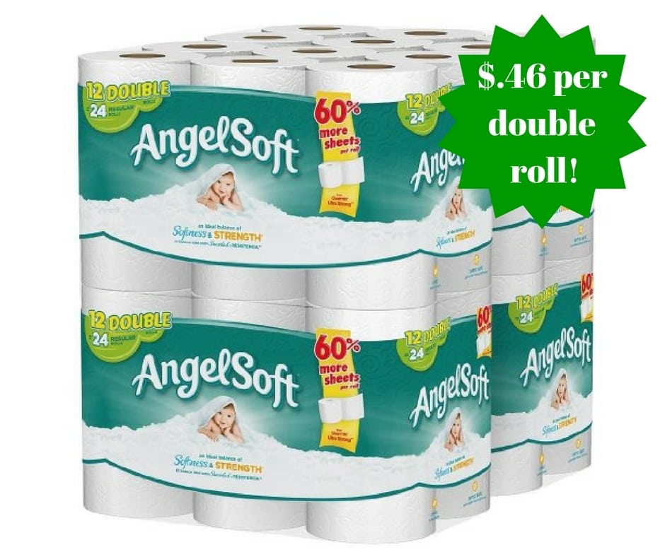 Amazon: Angel Soft Toilet Paper 48 Double Rolls Only $0.46 Per Roll 