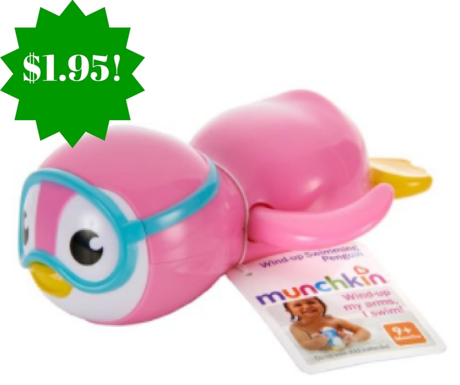 Amazon: Munchkin Wind Up Swimming Penguin Bath Toy Only $1.95 (Reg. $5) 